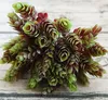 Fleurs décoratives Unpoted Fake Succulents Faux Artificiel Suspendu Texturé Pick String Of Pearls Plant