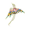 Pins Brooches Light Luxury Heavy Industry Copper Inlaid Zircon Phoenix Elegant Dress Suit Coat Breast Pin 230809