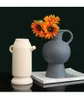 Nordic Morandi Ceramic Vase Home Table Decor Living Room Study Bedroom Minimalist Torkt Flower Arrangement Kettle Vases Ornament HKD230810