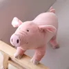 Fyllda plyschdjur Plush Toys Simulation Pig Piggy Cartoon Animal Stuffed Doll Girl Friend Birthday Present Christmas Party Decor R230810