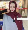 Halsdukar mode damer tillbehör flerfärgad kvinna chiffong huvudduk pärlut dekoration tassel hijab muslim turban fjäder halsduk elegant