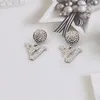 20 Style Mieszane kolczyki Marka Letter 18K Gold PlATE Pearl Stud K inkuria Kobiety Biżuteria Weddne przyjęcie Wakacje Prezent