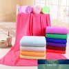 Fabriksutloppshandduk Multipel färg SuperSoft Microfiber Beach MicrofiBre Bath Handduk 140*70 cm sporthandduk Gym Snabbtorkning Tyg extra stor