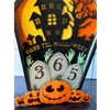 Decorative Objects Halloween Advent Calendar Home Decorations Wooden Crafts Bedroom Haunted House Desktop Decoration Accessories Coffin 230809