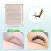 Falsche Wimpern Eastern Beauty Lashes N Fan XXL 2400 Fans Premade Volume Ultra Dark Matte Pointy Base Promade Eyelash s 230809