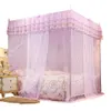 Princess 4 Corners Post Bed Canopy Mosquito Net Bedroom Mosquito Netting Bed Curtain Canopy Netting225s