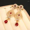 Necklace Earrings Set Dicai Wedding Jewelry Women's First Bridal Crown Hair Crystal Brooch Sets Accessories