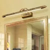 Wall Lamp Bathroom Light Fixtures Golden Bedroom Makeup Vanity Cosmestic Mirror Cabinet Europe Carving Painting Lighting