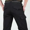 Mäns byxor Summer Lightweight Tactical Men Breattable Army Military Long Trousers Manlig vattentät snabb torrlast M-4XL