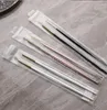 Baguettes Multi Couleur Chop Sticks 6pair Japonais En Acier Inoxydable Set Métal Réutilisable Sushi Hashi Baguette