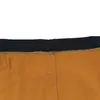 Mutande 1pc Lana merino Uomo Boxer corti Intimo Lingerie per uomo Cinturino elastico Mutandine Hombres gialle ad asciugatura rapida