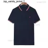 Nytt designer modemärke lyx klassisk polo skjorta sommar bomull kort ärmmar kvinnor halvmåne broderi casual business t-shirt