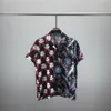 #1 Designer Mens Dress Shirt Casual Slim Silk T-shirt Långärmad avslappnad affärskläder Plaid Men Asian Szie 03
