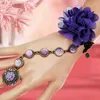 Charm-Armbänder Spitze Handkette für Frauen Mädchen Kristall Cosplays Anhänger Schmuck