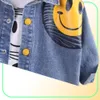 Designer baby boy clothes lapel y denim jackets shirts pants 3pcs children clothing set kids bebes tracksuit jogging suit249U9241774