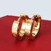 Ohrstecker Gold Creolen Goldklee Ohrringe Luxus Gold Ohrringe Designer für Frauen Creolen Ohrstecker Buchstaben Ohrring Schmuckset Valentinstag Designer Ohrringe