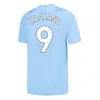 Haaland Soccer Jersey 23 24 Mans de Bruyne Cities Grealish Foden 2023 Футбольная рубашка Униформа издания фанаты Gvardiol Treble победители Kovacic