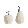 NEW Ins Ceramic Apple Pear Decoration Simple Living Room TV Cabinet Office Desk Home Decoration Fruit Decoration HKD230810