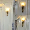 Duvar lambaları Temar Modern İç Lamba Led Yaratıcı Cam Roman Sütun Sconce Işıkları Ev Oturma Odası Yatak Odası Dekor