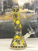 Rick Glass Juice Box Bong Beaker Oil Rigs Hookahs Heady Glass Dab Rigs Fumée Conduites d'eau avec joint de 14 mm