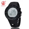 Ohsen New 2017 Sports Fashion Mens Wristwatches Swimming Climbing Watches Black Rubber Band Military Electronic Lead Watch Relogio 322S