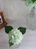 Kwiaty dekoracyjne D-Seven sztuczne 25pcs Mint Green Dahlia Fake Daisy z łodygą na majsterkowanie bukiety ślubne Kwiatowe aranżacje