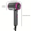 1pc Negative Ionic Hair Dryer, Intelligent Temperature Control Noise Reduction Hair Dryer, Hair Care, Fast Dry Hair Dryer, Boxed 8.86*4.37*2.91inch