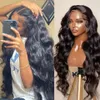 ボディウェーブ13x4 13x6 HD Transparen Lace Front Wig 30inch Lace Frontal Wig for Women Brazilian Hair Preucked