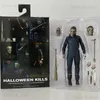 Neca Michael Myers фигура Хэллоуин Ультиматете с светодиодной куклой рождественские подарки Хэллоуин игрушки для Kid T230810