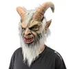 Halloween Cosplay Devil Mask Carnival Party Monster Costume Props Christmas Horror Demon Krampus Máscara HKD230810