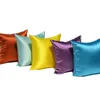 Poduszka Glos Gloss powierzchnia Solid Kolor Satynowy poduszka Poduszka Pokrywa 45x45 cm 50x50cm 60x60cm Pillow 30x50cm 230809