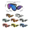 مصمم نظارة شمسية فاخرة الأسيتات الألياف الألياف قناع الموجة رجالي UV400 في الهواء الطلق نظارات Goggle anagram على القدمين ثلاثية العدسة