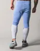 Мужские брюки мужские хлопковые тренажерный зал красочный синий бегун