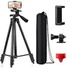 Tripods YT53 Wysokowy telefon statyw 55 "statyw For ze zdalną migawkę i uniwersalny klip kompatybilny z kamerą AndroidSport 230809