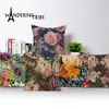 Vintage Decorative Cushion Cover Farmhouse Shabby Chic Pillow Case Flower Floral Pillows Home Decor Throw Cushions Covers Cases261t