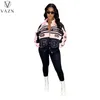 Womens Jackets VAZN Autumn Winter Loose Young Overalls Free Baseball Stand Neck Full Sleeve Fashion Women Short Outwears 230810