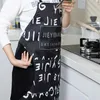 Tablier de cuisine effaçable à l'eau à l'épreuve de l'huile à la main Accessoires de cuisson Tablier de cuisine sans manches à capuche pour femmes Hang Neck Overalls243R