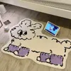 Carpets Tufting Cartoon Rug Soft Fluffy Animal Carpet Bedroom Floor Anti Slip Pad Kids Room Bedside Mat Home Nursery Decor