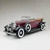 Diecast Model 1 18 Scale 1932 Classic Retro Car Eloy Toys Fans Vintage Convertible Vehicle Collection Display Display Gift 230810