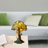 Veilleuses 1 Set Stained Plant Series Lampe de table USB Jack Power On Fit For Bedroom