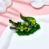 Szpilki broszki nowe kreskówkowe krokodyl żółwia broszki sowa wąż węża dla kobiet dzieci cudowne rzemiosło ręczne