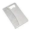 Openers Professional Card Style Mens Mustache Comb Beer Anti Static Stainless Steel Bottle Opener Kitchen Tools SN850