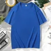 Męskie koszule T Bawełniana koszula dla mężczyzn Solidny kolor Summer Casual Short Sleeve Tee Okoła szyi wszechstronna korea odzież mody