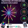DIY Music Firework LED Strip Rüya Renk DC5V 60 LEDS Ölçer Uzak Müzik Kontrolü RGB Piksel Havai Fişek Led Işık Noel