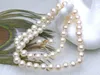 Chains Gorgeous 8-9mm Round Akoya White Natural Pearl Necklace Earrings 14K Clasp Fine JewelryJewelry Making