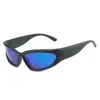 Solglasögon 2023 Classic Mirror Women Fashion Sport UV400 Protection Sun Glasses Punk Style Eyewear Outdoor Cycling Goggles