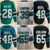 Personalizzato San Jose''Sharks''Reverse Retro 28 Timo Meier Maglie Hockey 39 Logan Couture 48 Tomas Hertl 65 Erik Karlsson Verde Bianco Nero Grigio Squadra a maniche lunghe