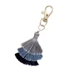 Keychains Creative Cotton Thread Tassel Keychain Seven Colorful Car Pendant Women's Bag Accessory