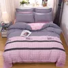 مجموعات الفراش لينة مجموعة كوين الحجم المعزي مجموعات حاف غطاء السرير الوردي أوراق سرير الملك يورو 2 شخص الحب 230809