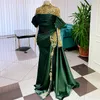 Agosto 2023 Aso Ebi Verde Escuro Sereia Vestido de Baile Renda Frisada Noite Formal Festa Segunda Recepção Aniversário Vestidos de Noivado Vestidos Robe De Soiree ZJ783 es